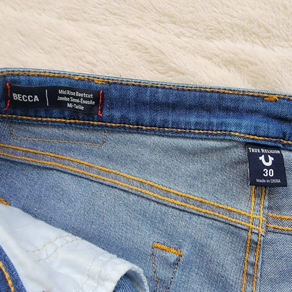 True Religion Becca Midrise Bootcut Leg Jeans - Picture 6 of 6